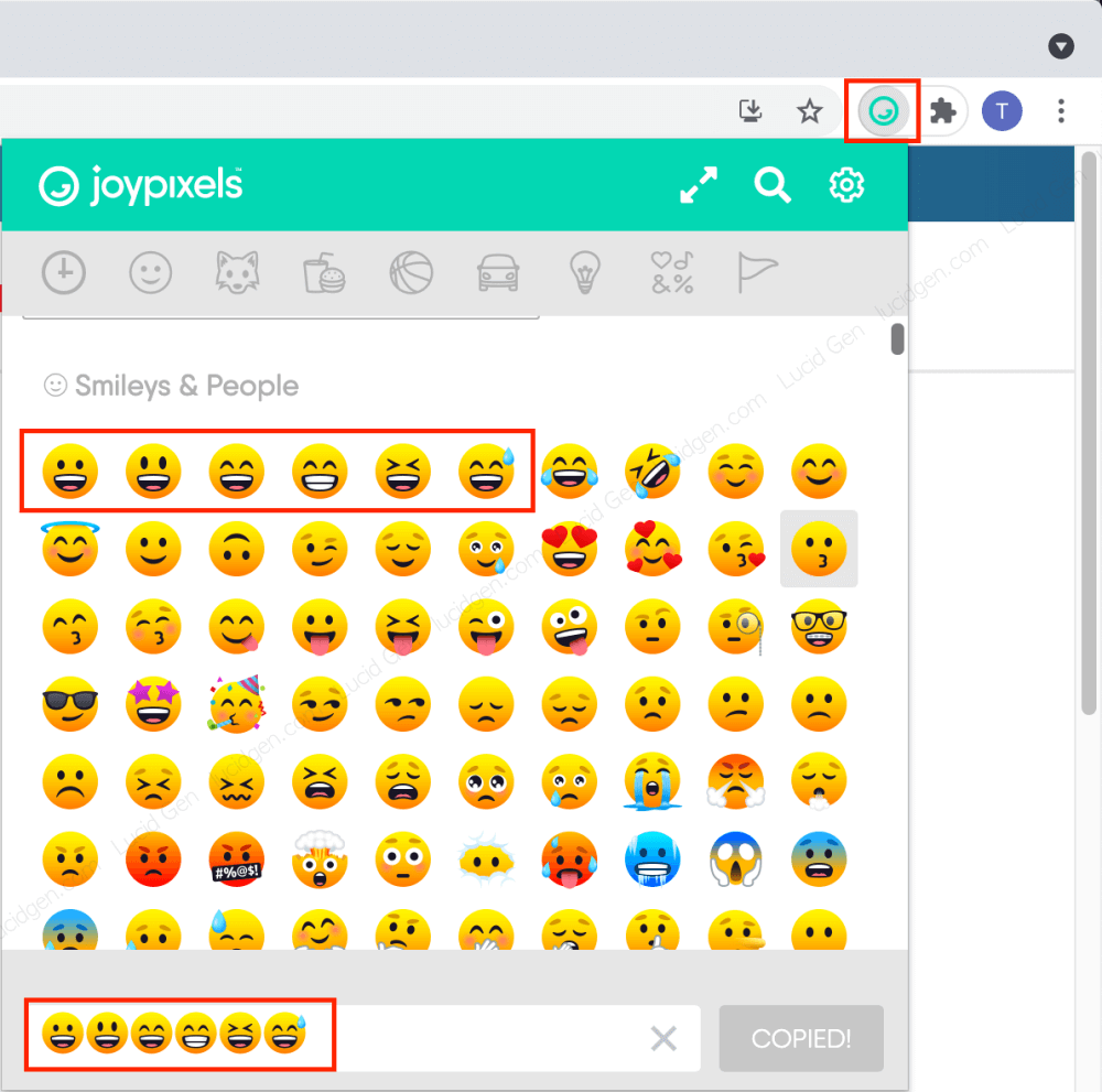 Facebook emoji copy paste - Just click on it and choose the emoji you like