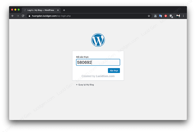 Two factor authentication for WordPress with Google Authenticator