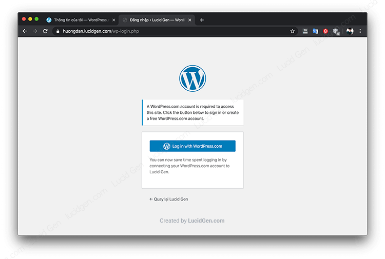 Two factor authentication for WordPress - Sign in with your WordPress.com account