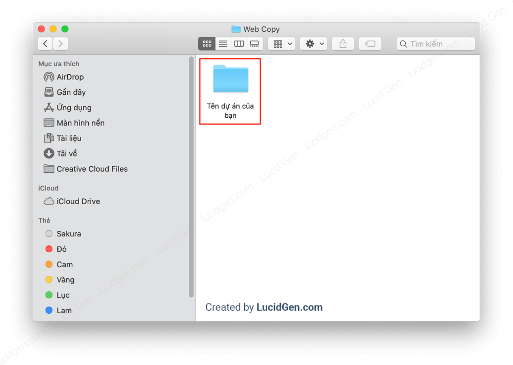 How to use HTTrack on Mac Terminal - Go to the folder you just created, there will be a subfolder with the project name