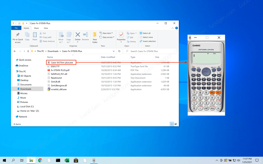 Use Casio Fx-570 Plus emulator on Windows
