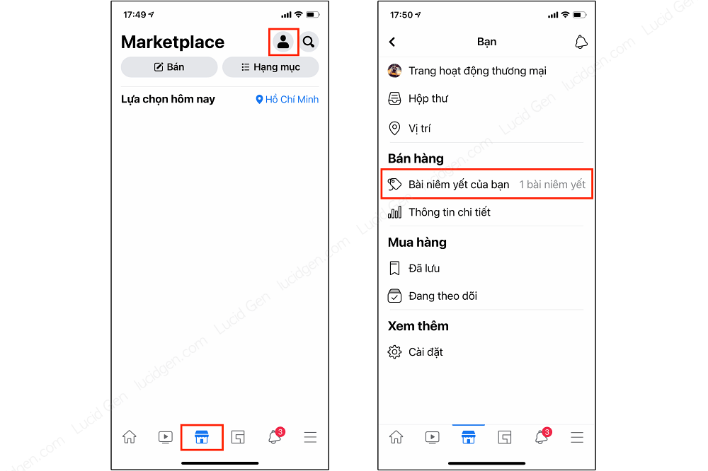 How to turn off marketplace on Facebook - Open Facebook Marketplace on mobile to see your listing on Facebook marketplace