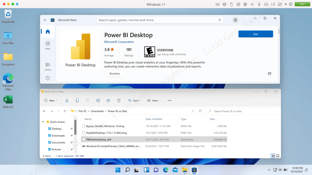 Cài đặt Power BI cho Mac (Macbook) như Windows